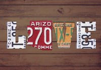 AZ State Love Fine Art Print