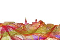 Alexandria Virginia Skyline - Summer Swirl Fine Art Print