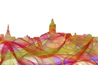 Annapolis Maryland Skyline - Summer Swirl Fine Art Print