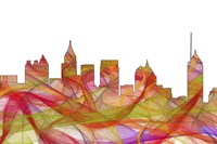 Atlanta Georgia Skyline - Summer Swirl Fine Art Print