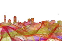 Baton Rouge Louisiana Skyline - Summer Swirl Fine Art Print