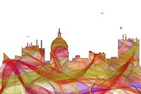 Boise Idaho Skyline- Summer Swirl Fine Art Print