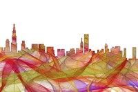 Chicago Illinois Skyline - Summer Swirl Fine Art Print