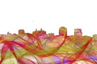 Colorado Springs Colorado Skyline - Summer Swirl Fine Art Print