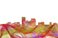 Lexington Kentucky Skyline - Summer Swirl Fine Art Print