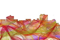 Maryville Tennessee Skyline - Summer Swirl Fine Art Print