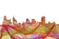 Memphis Tennessee Skyline -Summer  Swirl Fine Art Print
