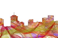 New Orleans Louisiana Skyline -Summer Swirl Fine Art Print