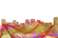 Norfolk Virginia Skyline - Summer Swirl Fine Art Print