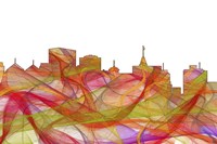 Oakland California Skyline - Summer Swirl Fine Art Print