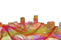 Omaha Nebraska Skyline-Summer Swirl Fine Art Print