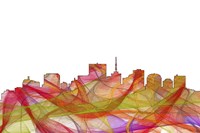 Richmond Virginia Skyline - Summer Swirl Fine Art Print