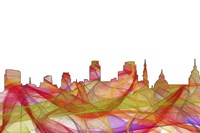 Sacramento California Skyline Summer Swirl Fine Art Print