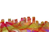 Tampa Florida Skyline - Summer Swirl Fine Art Print