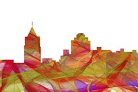 Virginia Beach Virginia Skyline -  summer Swirl Fine Art Print