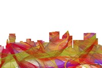 Wichita Kansas  Skyline  Summer-Swirl Fine Art Print