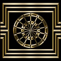 Gold Deco 8 Fine Art Print