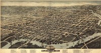 Map Of Wilmington Delaware 1874 Fine Art Print