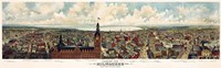 Milwaukee Wisconsin From City Hall Tower 1898 Fine Art Print