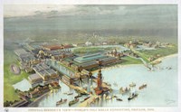Official Birdseye View World's Columbian Exposition, Chicago 1893 Fine Art Print