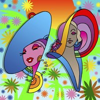 2 Ladies Fine Art Print