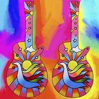 Guitars Dove Fine Art Print