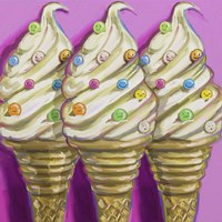 Ice Cream Faces Fine Art Print