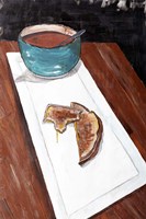 Grilled Cheese And Tomato Soup Fine Art Print