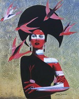 Black Swallow Fine Art Print