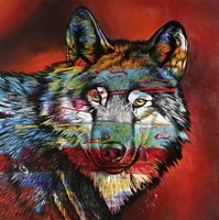 Electric Wolf Fine Art Print