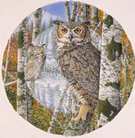 Great Horned Camoflage Fine Art Print