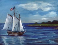 Flag On Parade Fine Art Print