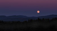 Moon Over Moose Mountain Fine Art Print