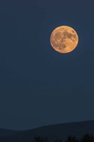 Supermoon Rise Over Ridge Fine Art Print