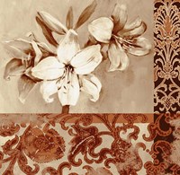 Portret Of White Lily Fine Art Print