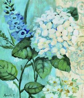 White Hortensia Fine Art Print