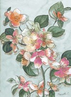 Flowers Study 2 Blue Fine Art Print