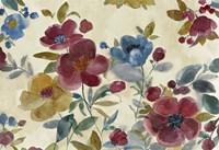 Marsala Flowers Fine Art Print