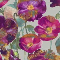 Poppies From My Window Crop1 Fine Art Print