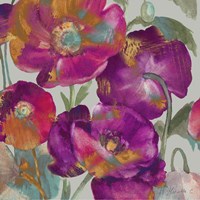 Poppies From My Window Crop2 Fine Art Print