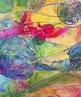 Circles And Waves 1 Fine Art Print