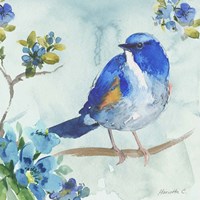 Bird On Branch 1 Fine Art Print