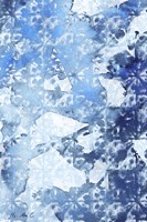 Indigo 3 Tie Dye Framed Print