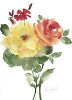 Roses Bogonvilia 1 Fine Art Print