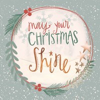 Christmas Shine Snow Globe Fine Art Print