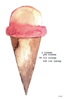 I Scream for Ice Cream Fine Art Print