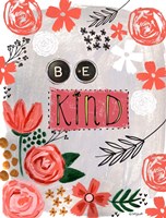 Be Kind Floral Fine Art Print