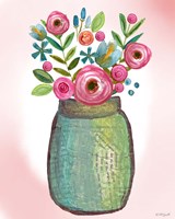 Bouquet Collage Fine Art Print