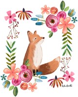 Floral Fox Fine Art Print