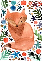 Watercolor Fox Fine Art Print